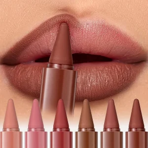6-color mini lip liner and lipstick
