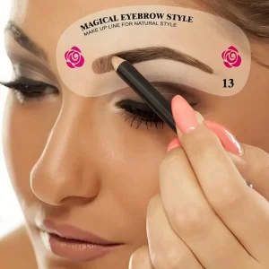 24 Styles Eyebrow Shaping Stencils